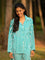 Turquoise Stripes Modal Pyjama Set