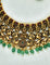 Antique Kempu Grand Peacock Pattern Choker Set