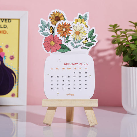 Flower Bouquet Calendar - Set of 20