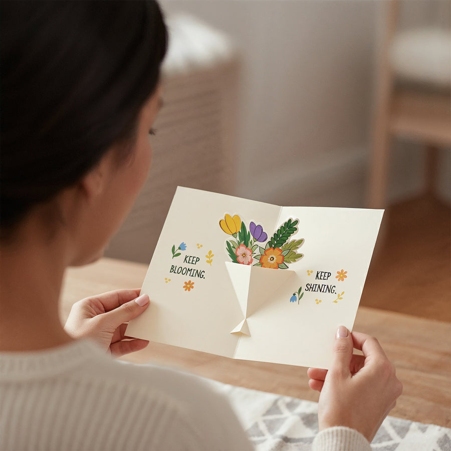 Popup Bouquet Card for Mom