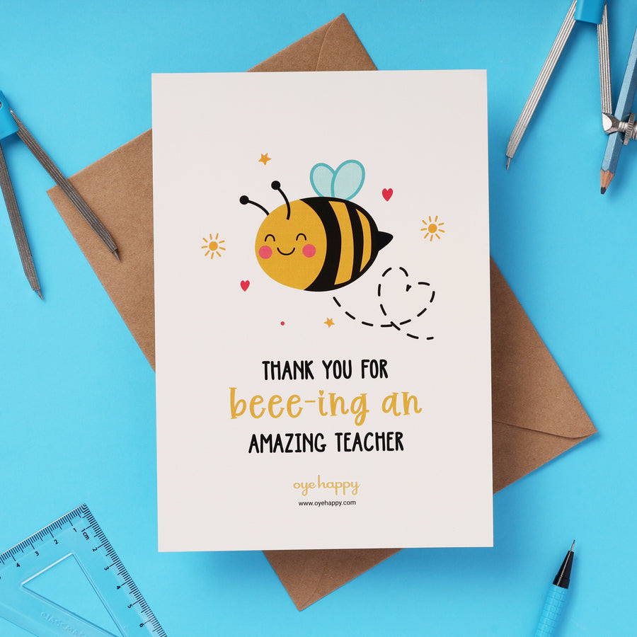 Thank you for bee-ing card (Set of 5)