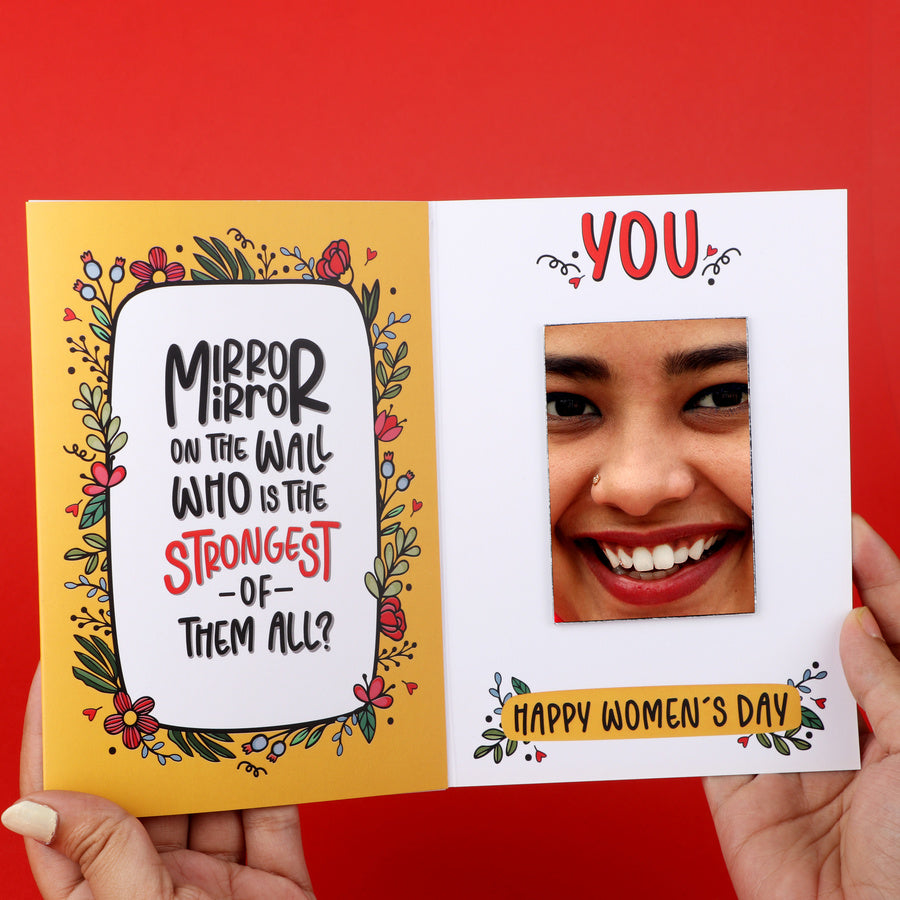 Women's Day Mirror Card - Set of 5