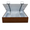 Electra Prime Bed with Semi Hydraulic Storage (Walnut)