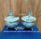 Antique German silver bowls with acrylic cap