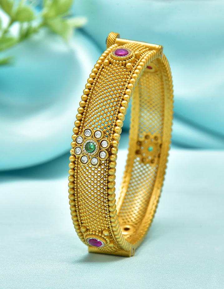 Designer Matt Screw Kada Bangle ZKADA10112