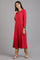 Pink Round Neck Solid Winter kurta