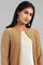 Gold Round Neck Winter kurta