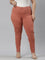 Women Solid Orange Super Stretch Jeggings