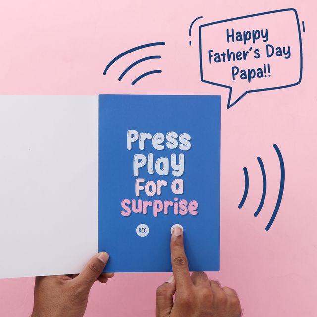 Re-recordable Audio Card for Dad