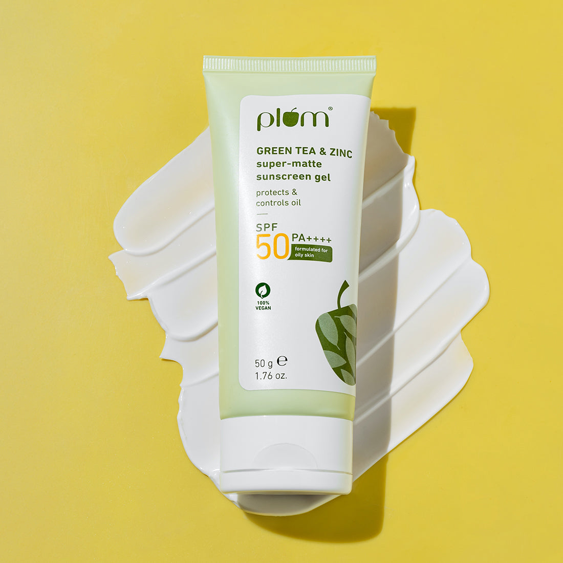 Green Tea & Zinc Super-Matte SPF 50 Sunscreen Gel for Oily Skin