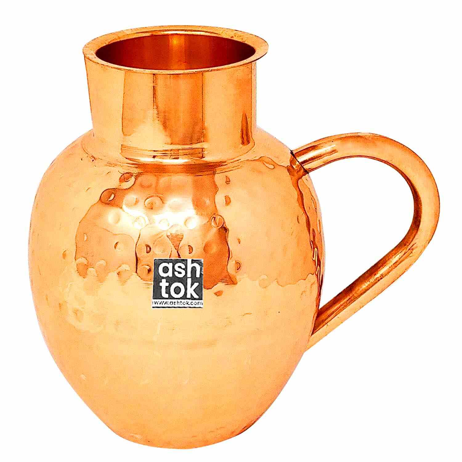 Pure Copper Apple Jug, Drinkware