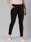 Women Solid Black Mid Rise Corduroy Jeggings