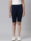 Girls Solid Navy Cycling Shorts