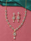Designer GJ Polish Zirconia Necklace Set