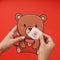 Secret Message Teddy Card