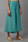 Blue Flared Palazzos