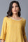 Yellow A-Line kurta