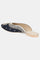 W NAVY Round Toe Flat-WSUSAN