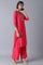 Signature Fuchsia Pink Straight kurta