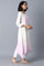 Bubblegum Pink Side Dipped kurta