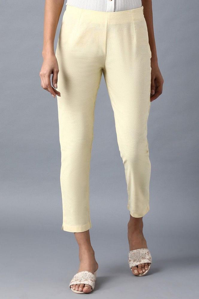 Yellow Slim Pants