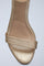 W Gold Solid Almond Toe Stiletto-Wramp