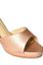 W ROSE GOLD Solid Almond Toe Stiletto