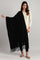Black Knitted Shawl
