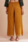 Light Yellow Solid Parallel Pants