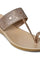 Aurelia Glitter Gold Glitter Almond Wedge