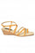 Aurelia Solid Yellow Square Wedge