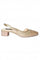 Aurelia Textured Beige Pointed Block Heel