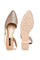 Aurelia Glitter Rose Gold Glitter Pointed Block Heel