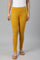 Mustard Knitted Cotton Lycra Tights