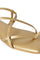 W Solid Gold Square Toe Flat