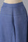 Blue Solid Culottes