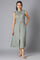 Sage Green Sleeveless Dress