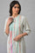 Light Blue Dobby kurta