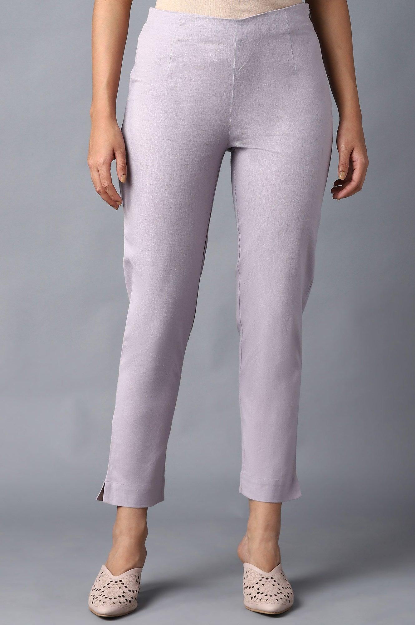 Light Purple Slim Pants