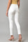 White Denim Casual Jeggings