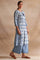 Light Grey Handblock Dabu Print kurta