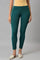 Green Acrylic Winter Leggings