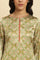 Pistachio Green Japanese Satin Festive Kurta