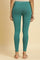 Teal Cotton Jersey Lycra Tights