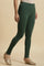 Dark Green Cotton Jersey Lycra Tights