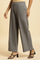 Grey Pin Tuck Trouser Pants