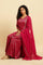 Pink Zari Embellished Short Kurta, Flared Pants And Dupatta Set