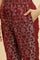 Maroon Rayon Jacquard Kurta And Pants Festive Set