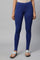 Blue Cotton Lycra Tights
