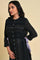 Black Mock Vest kurta